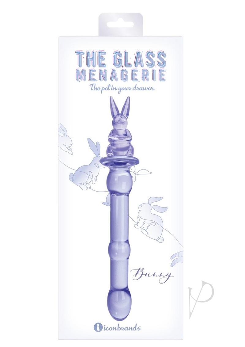 Glass Menagerie Rabbit Dildo - Purple