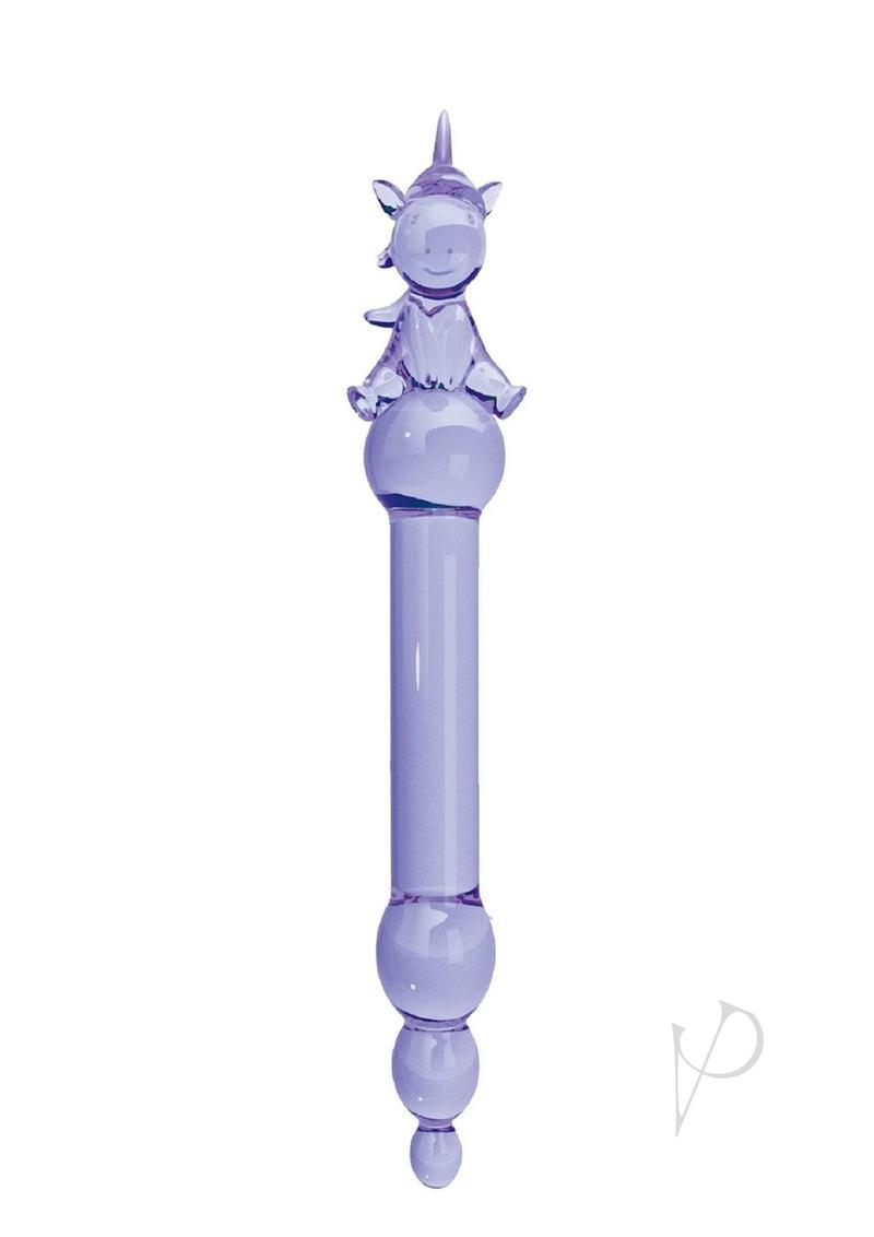 Glass Menagerie Unicorn Dildo - Purple