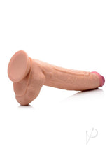 Master Cock Raging Rhino Veiny 17in Dildo - Vanilla
