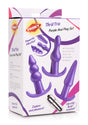 Frisky Thrill Trio Anal Plug Set - Purple