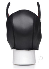 Master Series Spike Neoprene Puppy Hood - Red and Black