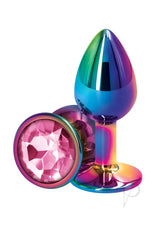 Rear Assets Anal Plug - Small - Multicolor/Pink