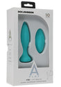 A-Play Vibe Beginner Anal Plug with Remote Control - Teal