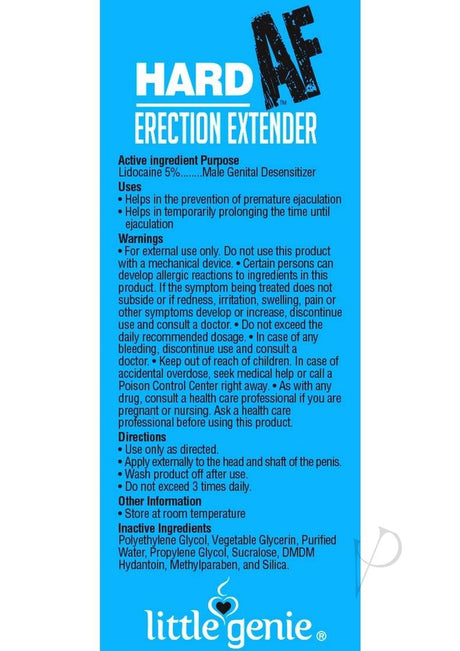 Hard AF Erection Enhancer Cream For Him 1.5oz