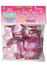 Candyprints Fuck You, You Fuckin' Fuck! Mints (25 packs per bag)