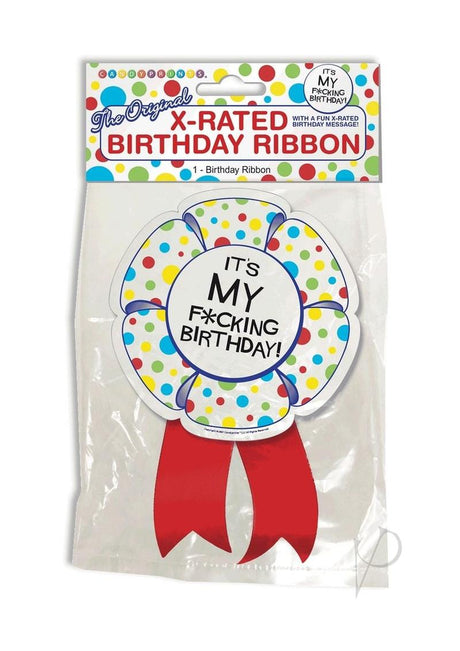 Candyprints X-Rated Birthday Ribbon Medallion