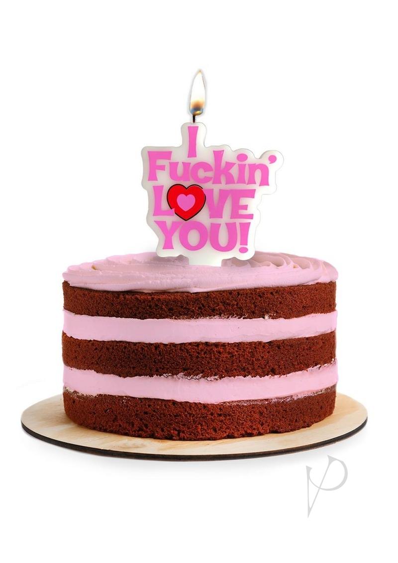 Candyprints I Fuckin` Love You! A Loving Occasion Party Candle