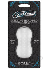 GoodHead Helping Head Pro Masturbator - Frost