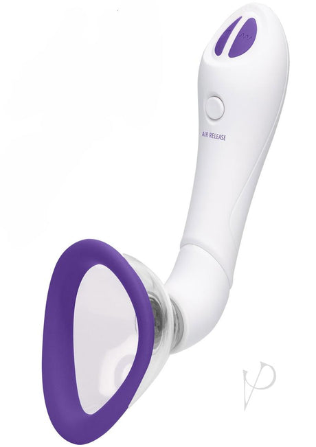 Bloom Intimate Silicone Rechargeable Body Pump - Purple/White