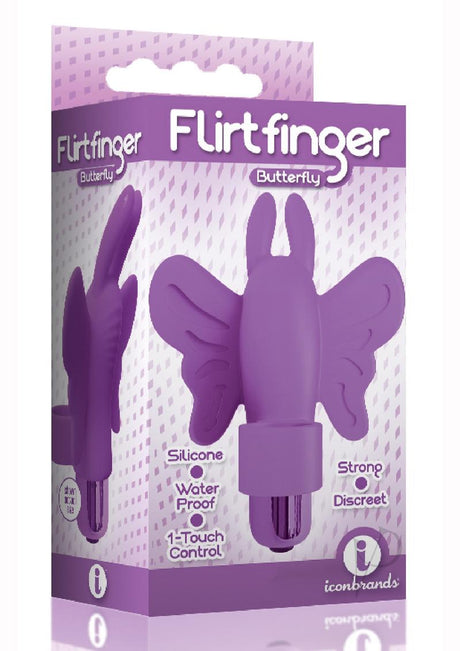 The 9's - Flirt finger Silicone Butterfly - Purple