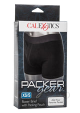 Packer Gear Boxer Brief with Packing Pouch - XS/S - Black