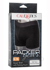 Packer Gear Boxer Brief with Packing Pouch - XL/2XL - Black