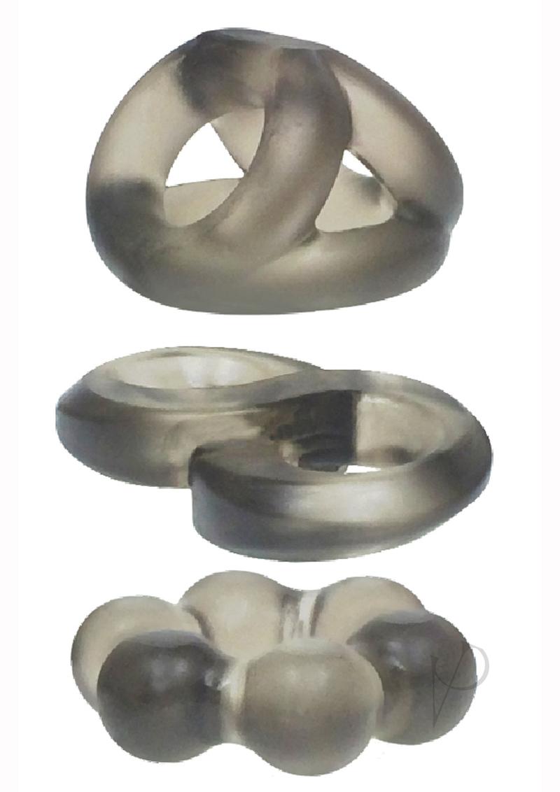 The 9`s - Phat Rings Smoke 1, Chunky Cock Rings - Smoke