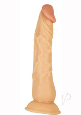 Commander Dongs Big Hard Boner Bendable Dilco 8in - Vanilla