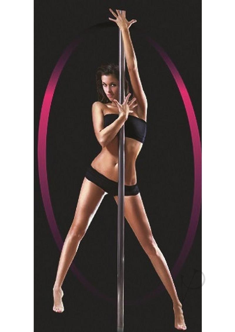 Power Pole Pro Professional Portable Exercise and Dance Spinning Pole Extends up to 9ft.