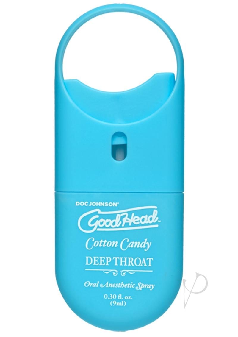 GoodHead Deep Throat To-Go Oral Anesthetic Spray Cotton Candy .33oz