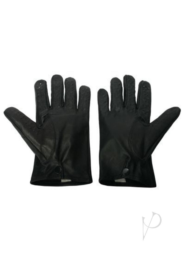 Strict Leather Vampire Gloves Large - Black