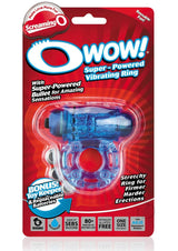 O Wow Vibrating Ring Blue