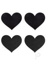 Peekaboo Classic Black Hearts Pasties