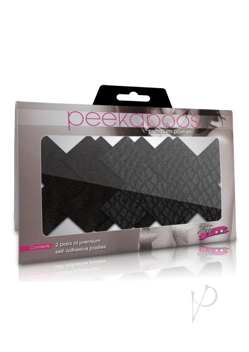 Peekaboo Classic Black X Pasties