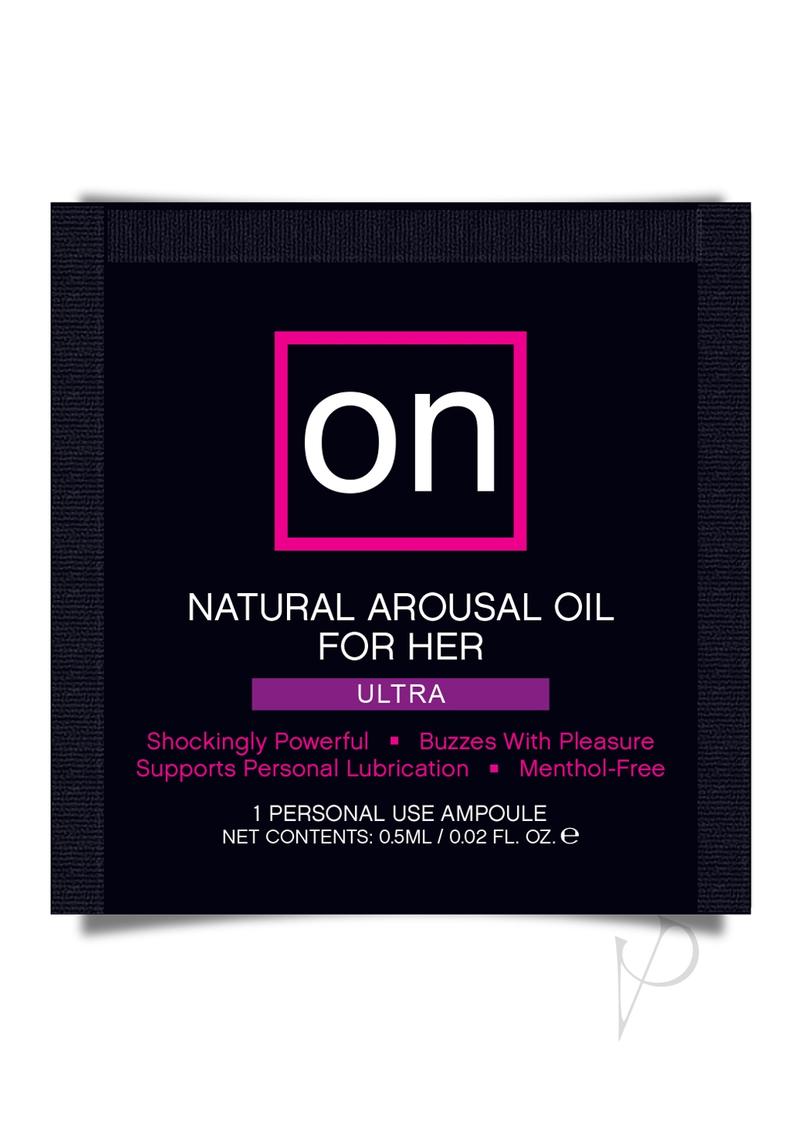 Sensuva On For Her Arousal Ultra Oil Single Use Ampoule