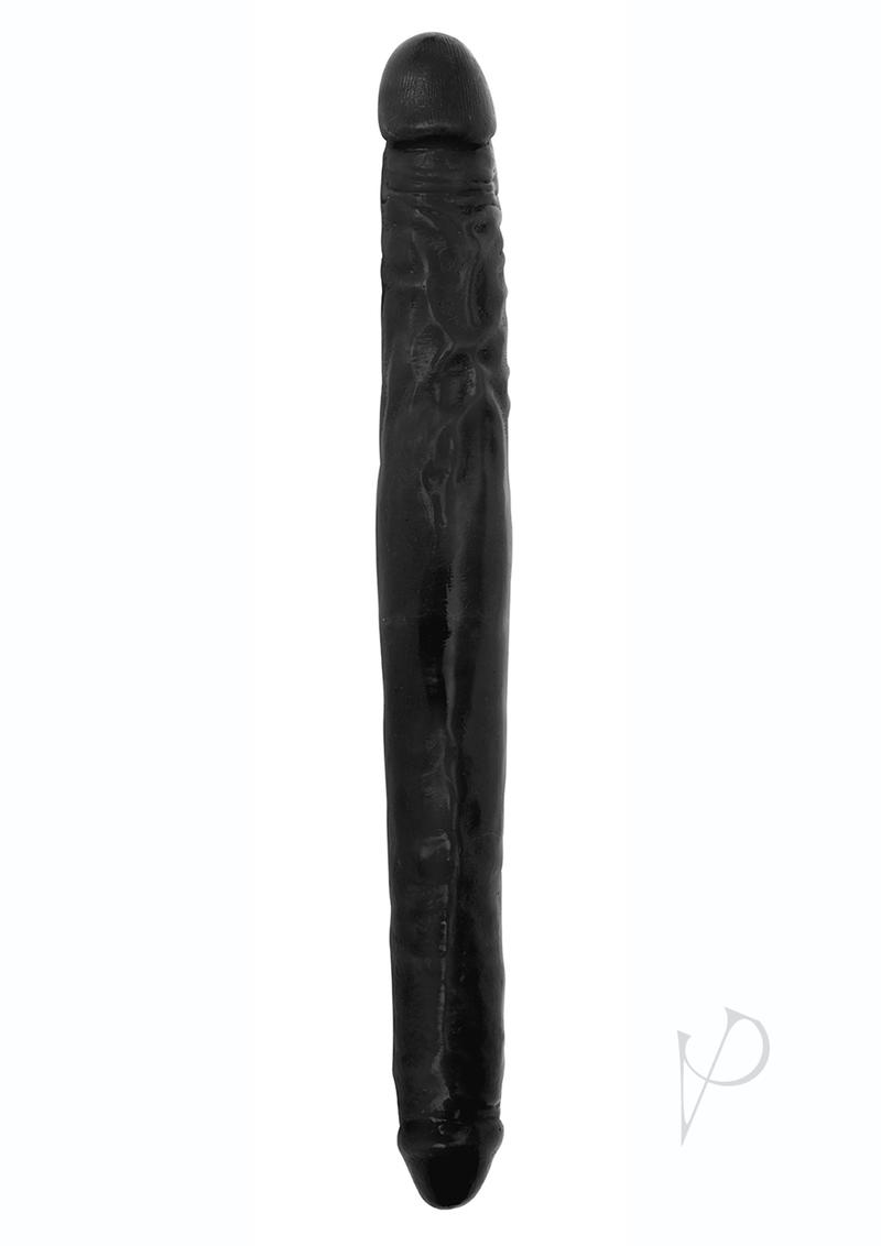 Jock Tapered Double Dildo 16in - Black