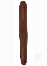 Jock Tapered Double Dildo 18in - Chocolate