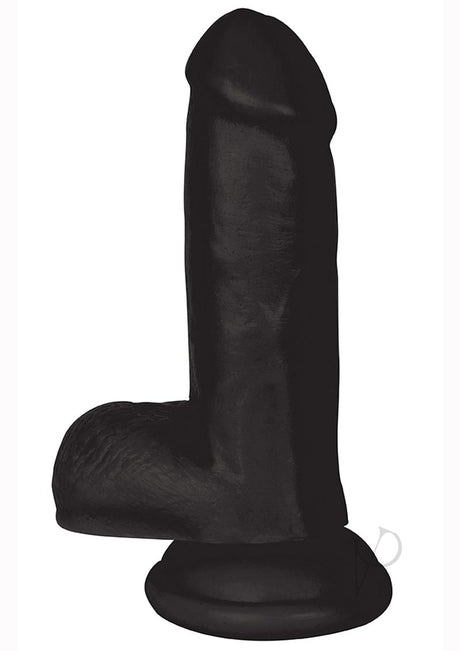 Jock Realistic Dildo with Balls 6in - Black