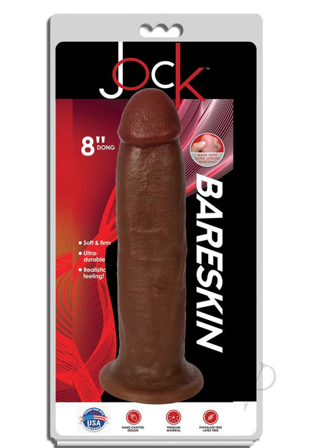 Jock Bareskin Realistic Dong 8in - Caramel