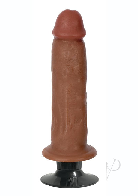 Jock Bareskin Realistic Vibrating Dong 6in - Caramel