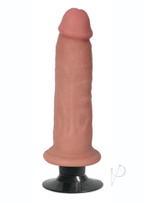 Jock Bareskin Realistic Vibrating Dong 7in - Vanilla