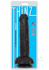 Thinz Slim Dong with Balls 8in - Black