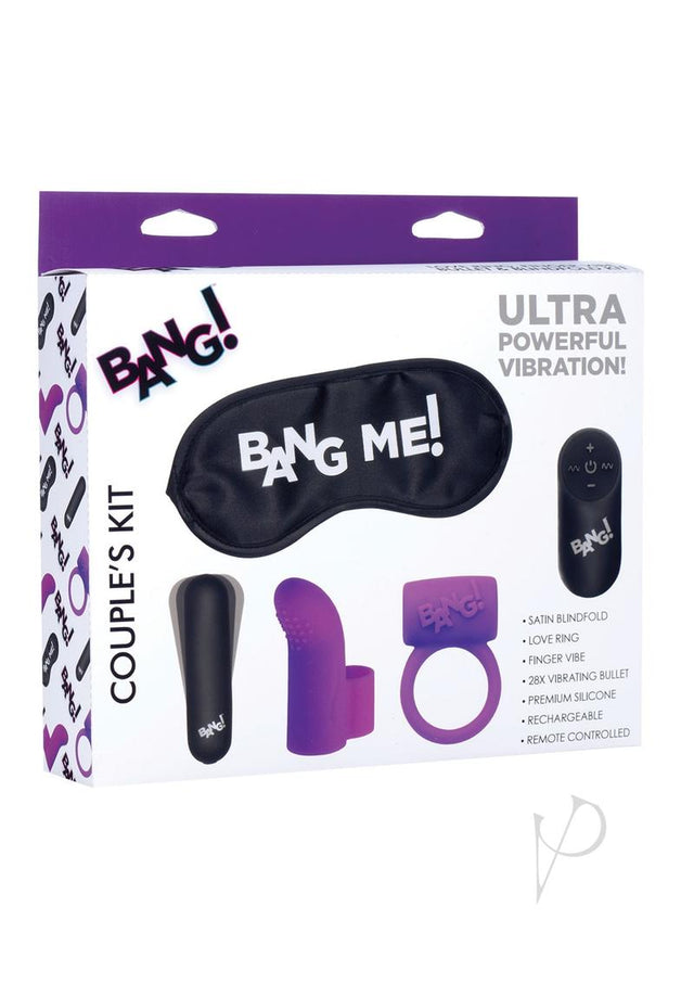 Bang! Couple's Love Ring Kit (set of 4) - Purple