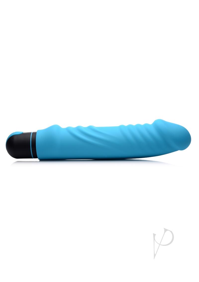 Bang! XL Bullet and Ribbed Silicone Sleeve Set - Blue