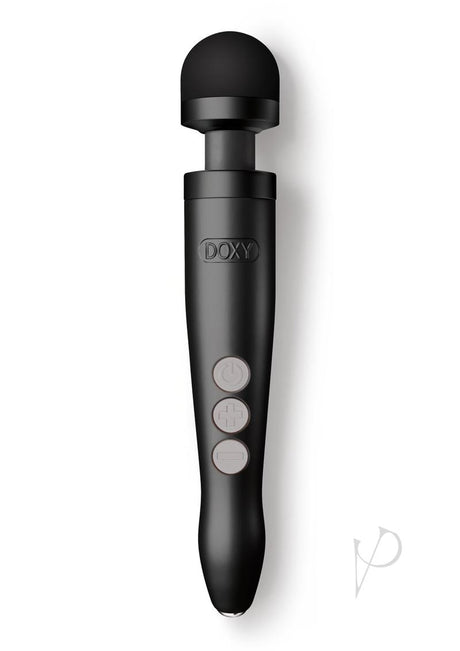 Doxy Die Cast 3R Wand Rechargeable Vibrating Body Massager - Matte Black