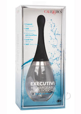 Executive Rechargeable Auto Silicone Douche - Black