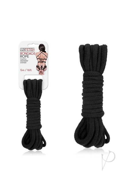 Lux Fetish Bondage Rope 5m - Black