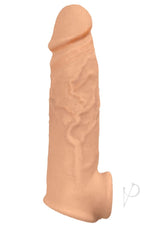 Natural Realskin Vibrating Penis Xtender - Vanilla