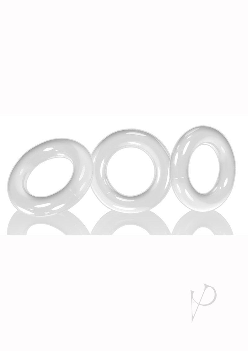 Oxballs Willy Rings Cock Rings (3 pack) - White