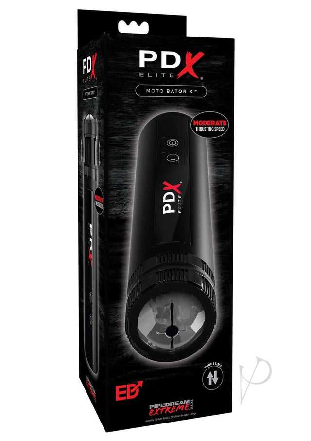 PDX Elite Moto Bator X Rechargeable Masturbator - Black