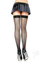 Leg Avenue Fishnet Stockings with Backseam - O/S - Black