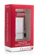 Ouch! Pincette Nipple Clamps - Red