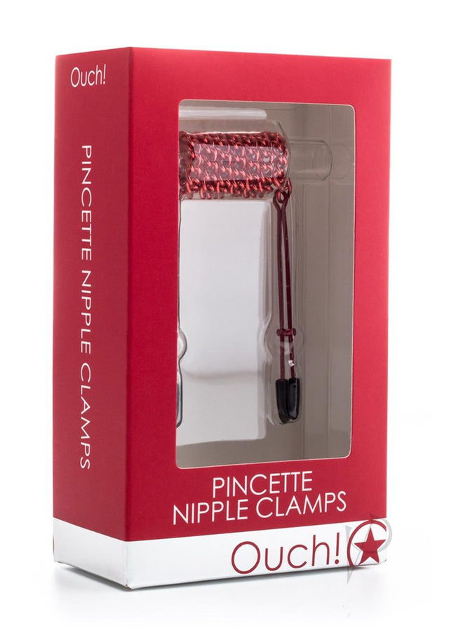 Ouch! Pincette Nipple Clamps - Red