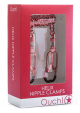 Ouch! Helix Nipple Clamps - Red