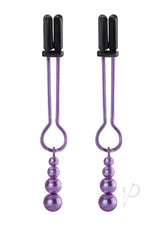 Ouch! Teasing Nipple Clamps - Purple