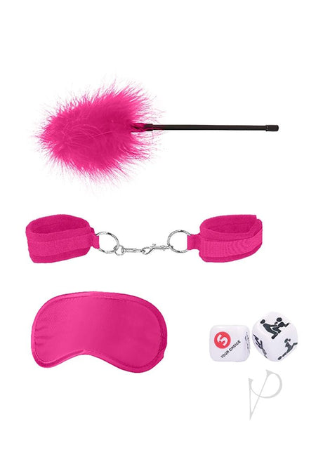 Ouch! Kits Introductory Bondage Kit #2 (4 piece kit) - Pink