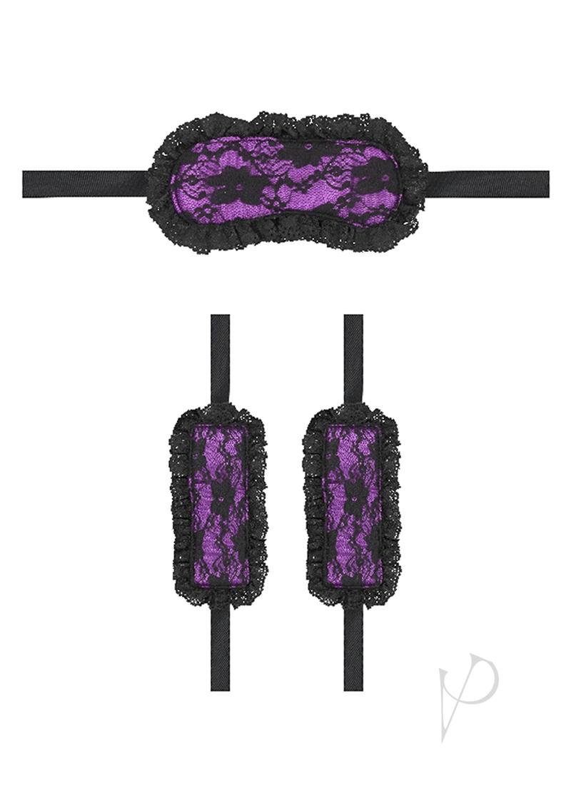 Ouch! Kits Introductory Bondage Kit #7 (2 piece kit) - Purple