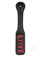 Ouch! Leather Paddle Love - Black