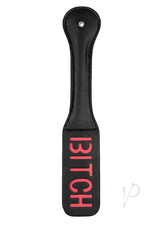 Ouch! Leather Paddle Bitch - Black