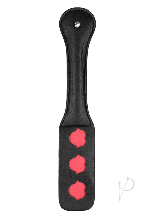 Ouch! Leather Paddle Lips - Black